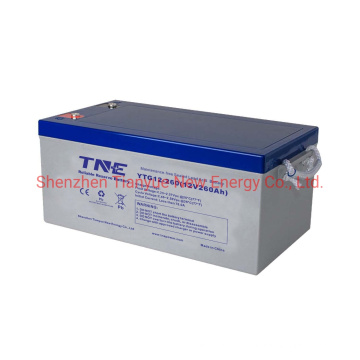 12V 260ah Lead Acid Storage Deep Cycle Gel Battery